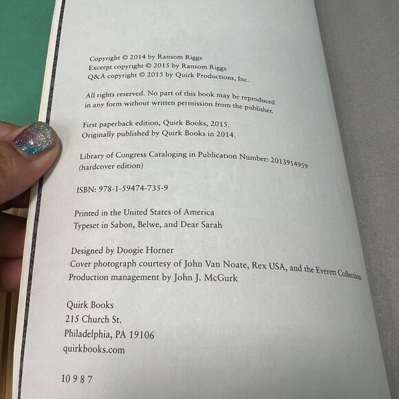 Bundle Miss Peregrine's Peculiar Children Books Hollow City Summer Reading - Picture 8 of 10